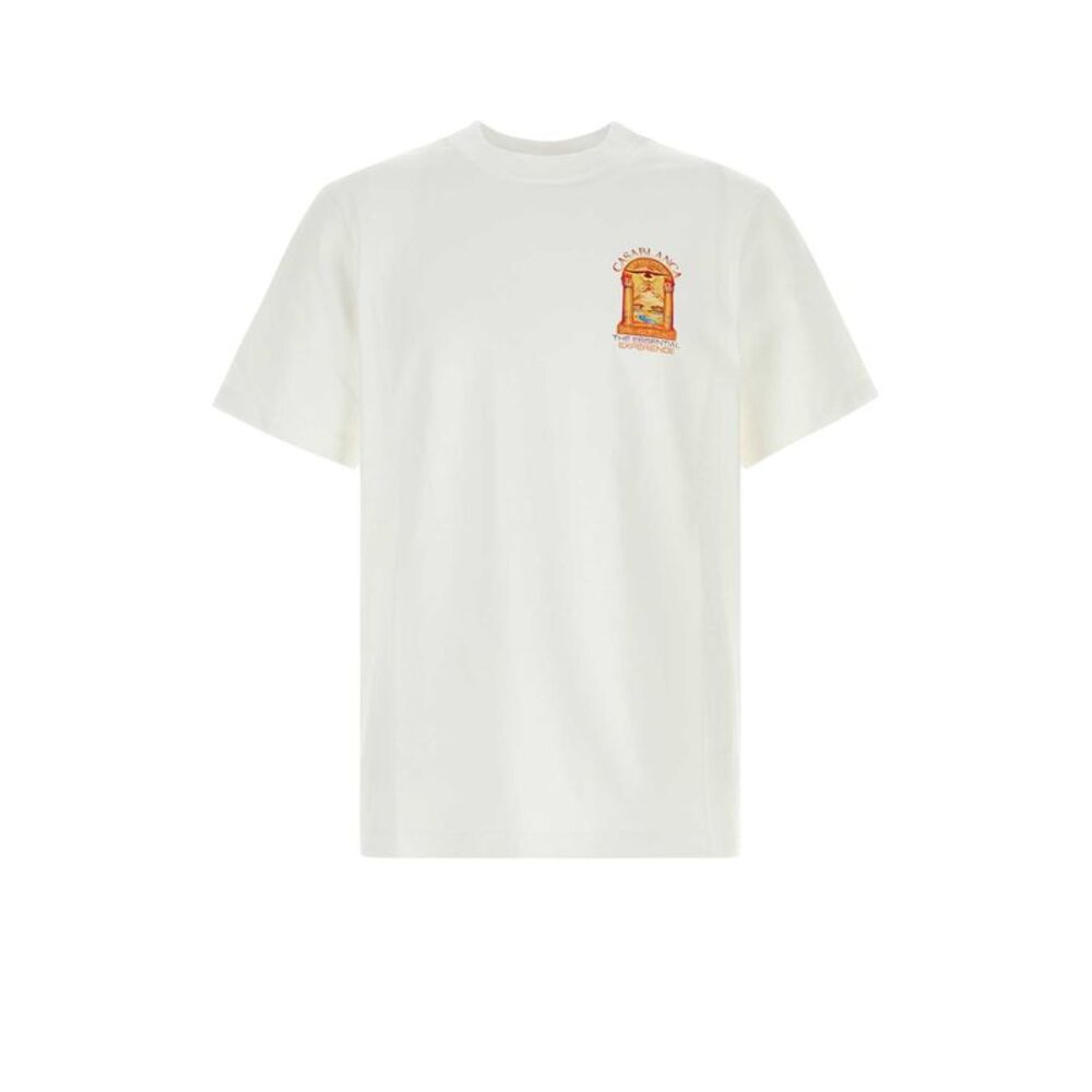 Casablanca Men White Cotton T-Shirt